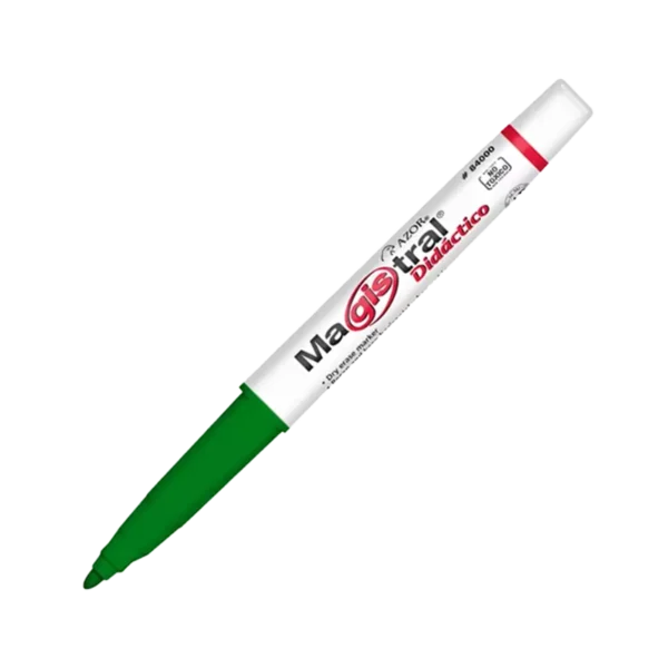 Azor Magistral green dry-erase marker for whiteboards – chisel tip educational marker