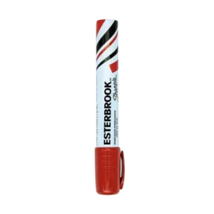 permanent red marker ESTERBROOK fine tip