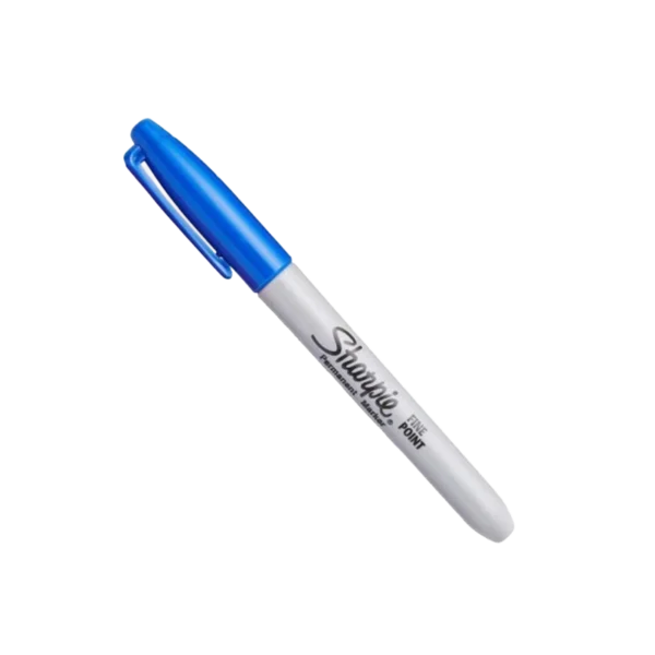 SHARPIE BLUE FINE POINT PERMANENT MARKER