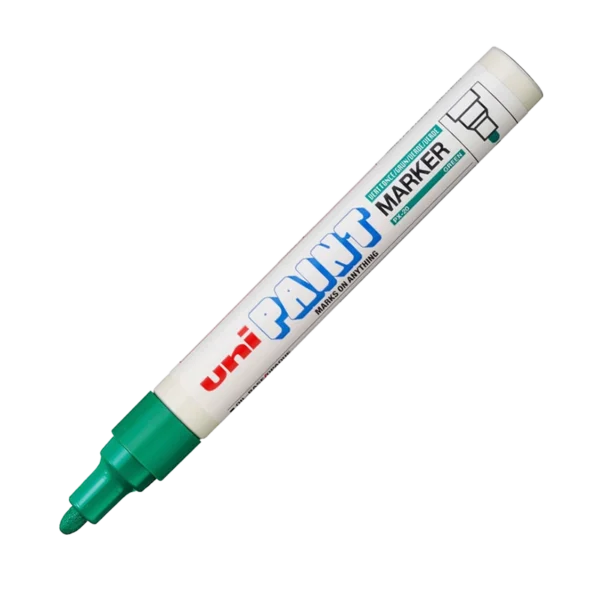 Uni-Paint Permanent Marker – Green Ink | Premium Industrial Oil-Based PX-20
