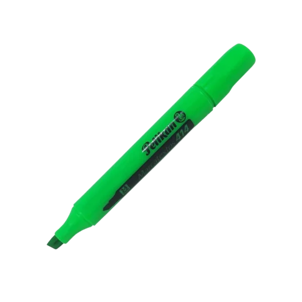 Pelikan green highlighter with fluorescent chisel tip