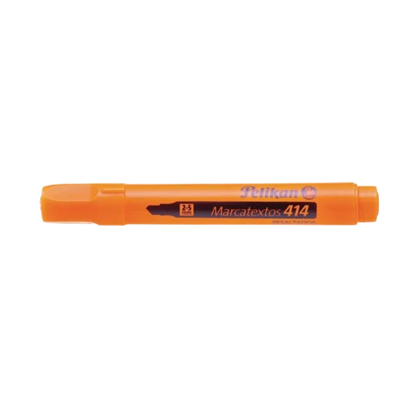 Pelikan orange highlighter with fluorescent chisel tip