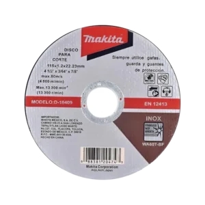 Makita D-18409 stainless steel cutting disc 4-1/2 inch for angle grinders
