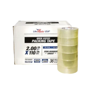 life supply usa er696 heavy duty packing tape 2 inch x 110 yard