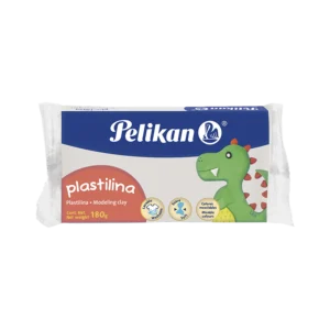 PLASTILINA MARQUETA PELIKAN COLOR BLANCO 180 GRS